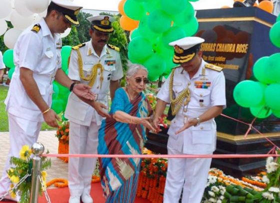 Netaji statue unveiled at West Bengal Naval headquarters