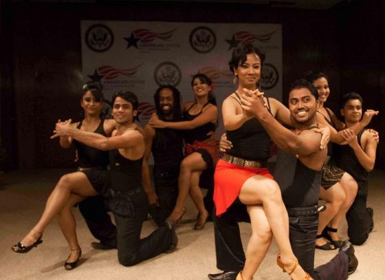 Darryl Thomas taught “Afro-Disiac” to the students of Sapphire Dance Academy in Kolkata