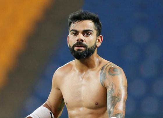 Tattoo freak Virat Kohli