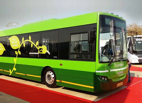 Eco-friendly buses in Kolkata