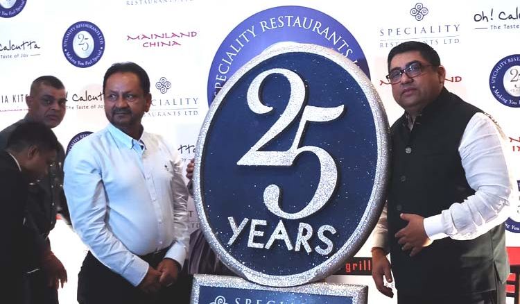 Glorious silver jubilee celebration of Speciality Restaurants Ltd