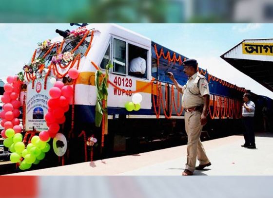 Kolkata Bangladesh First Container Train Flagged off