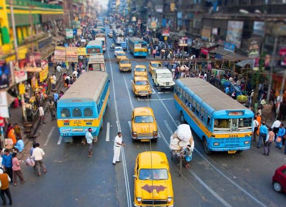 Kolkata Buses under Priority Plan