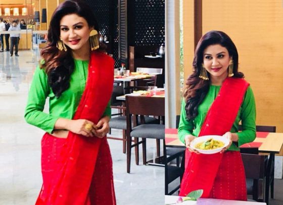 Jaya Ahsan celebrates her First Nabobarsho in Kolkata