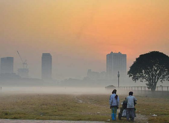 মাঘের শীত কলকাতার গায়ে