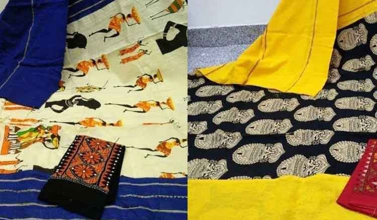 Khesh saree of Bolpur