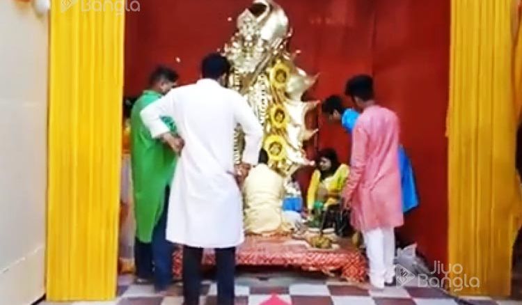 Saraswati Pujo of Charuchandra college