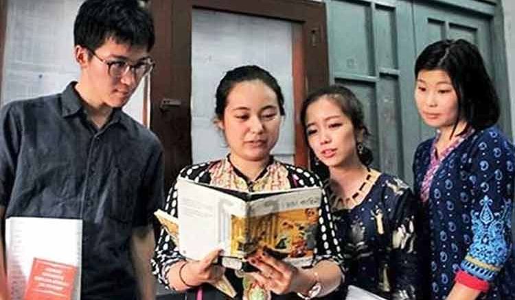 Student form Japan came to Bengal for learning Bengali