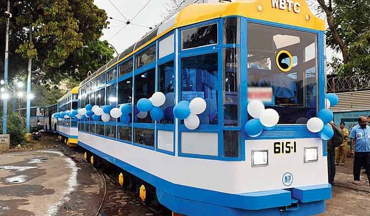 Ac tram in the city