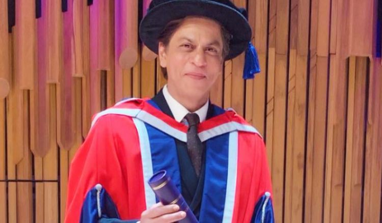 Shah rukh khan gets another doctorate from university of law