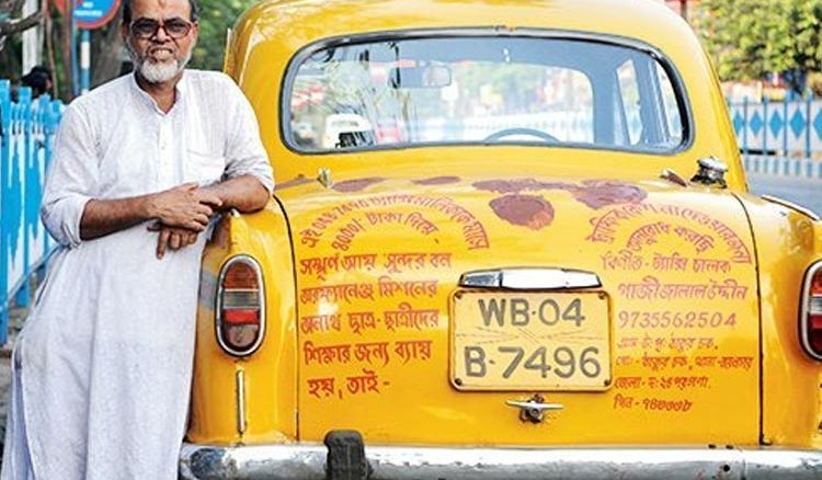 Taxi driver makes a school for children