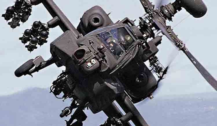 Helicopter 'apache' is in India