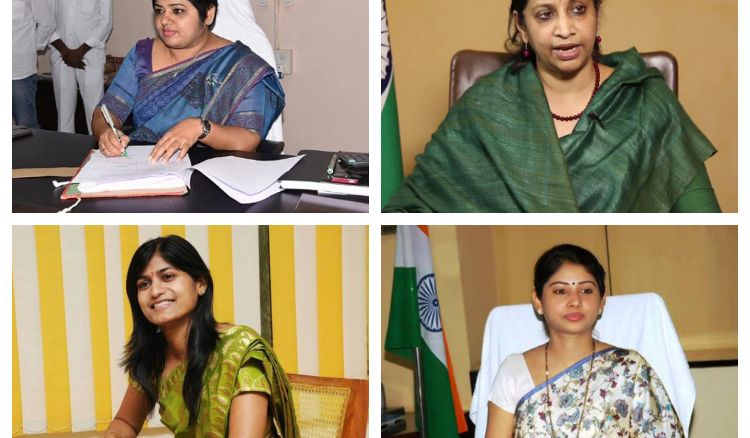 Five lady IAS officers