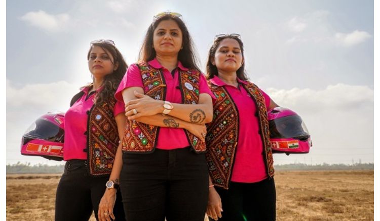 Three women is all set to visit London with their bike