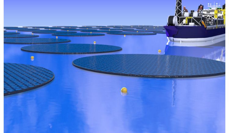 A solar methane island has been proposed by Scientists