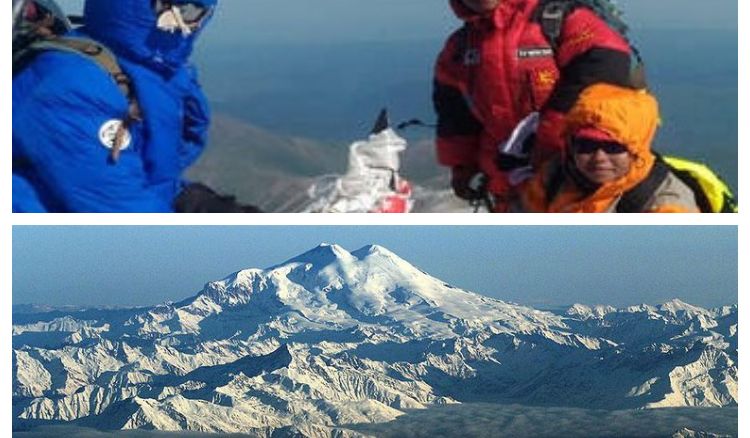 A girl from Bengal climbed to the highest peak of Europe