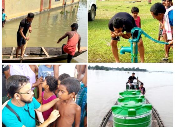 ভয়াবহ বন্যায় ভাসছে মেঘালয়, অভিনব ভূমিকা আইএএসের