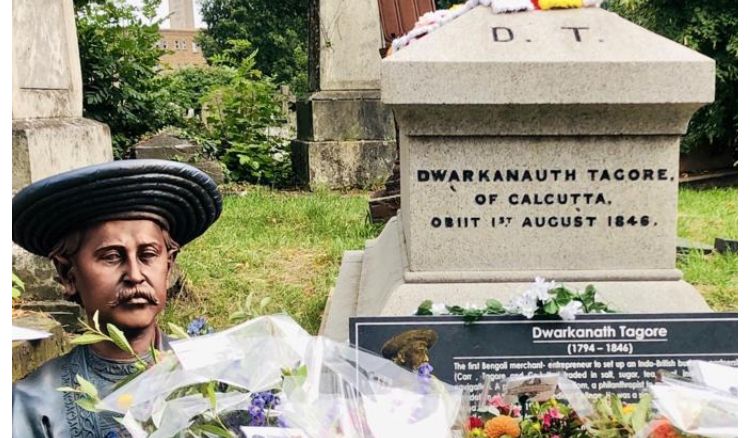 Prince Dwarakanath Tagore’s 225th Centenary year celebrated at Consul Green Cemetry