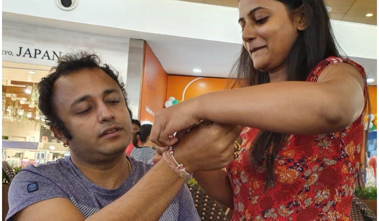 Ushasi tied rakhi to whom