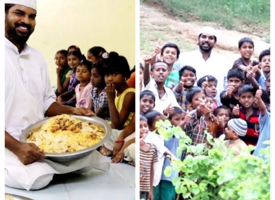 লোভনীয় চাকরি ছেড়ে অনাথ শিশুদের মুখে খাবার তুলে দিচ্ছেন হায়দ্রাবাদের এমবিএ গ্র্যাজুয়েট মঈনউদ্দিন