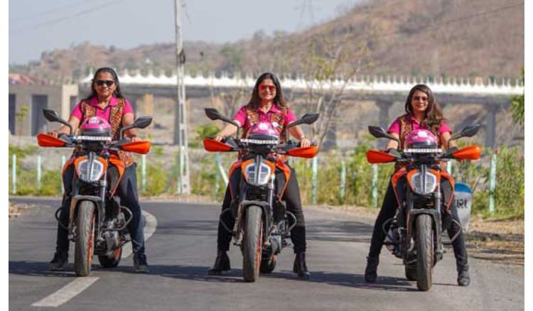 Biking Queens made history by travelling 3 continents