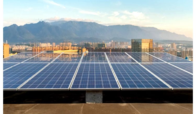 The largest roof top solar panel in West Bengal