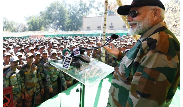 PM celebrates Diwali with soldiers