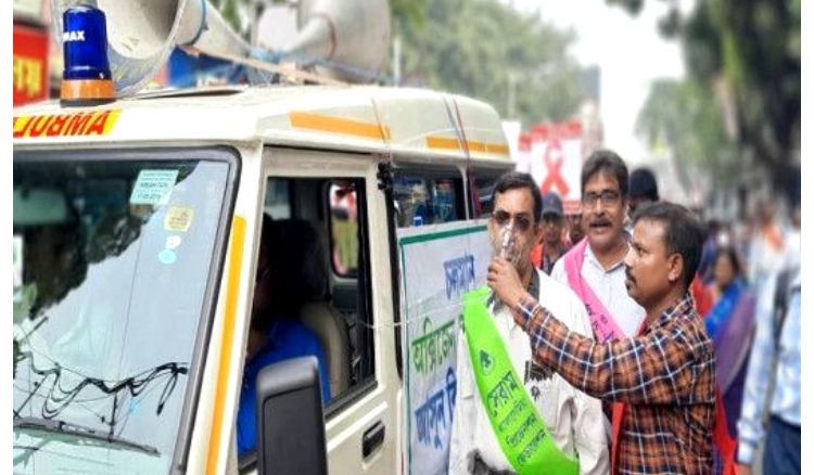 Mobile oxygen parlour at Kolkata