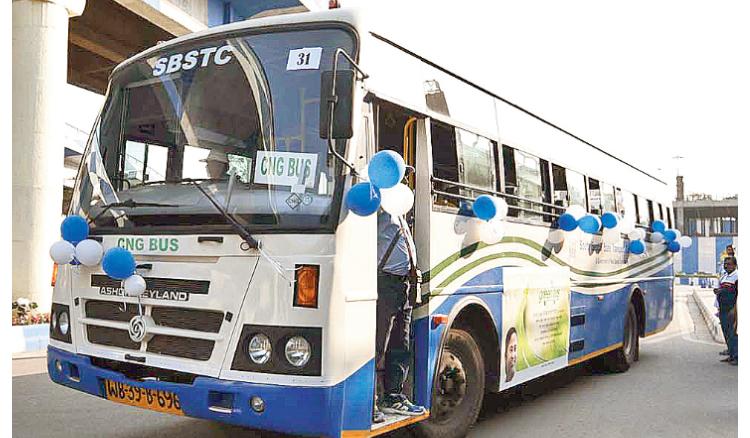 CNG buses will be run in Kolkata roads by March 2020