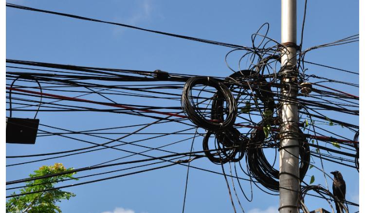 Cable wires clean-up starts from Chetla