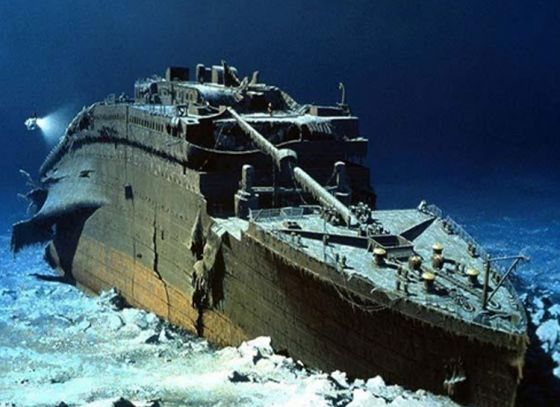 RMS Titanic wreckage damaged by severe corrosion