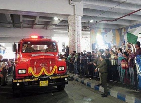 New fire fighting vehicles flagged off