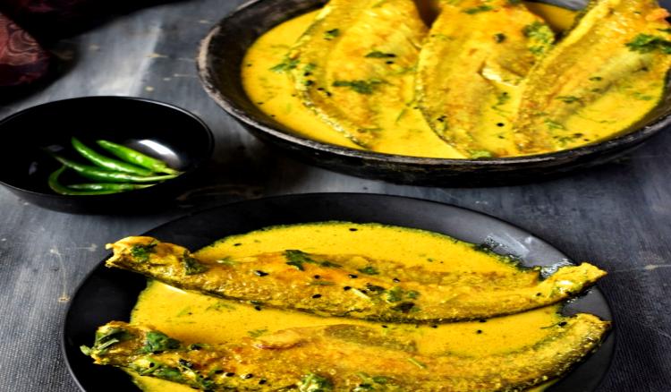 ‘kancha Aam’ and fish curry Recipe