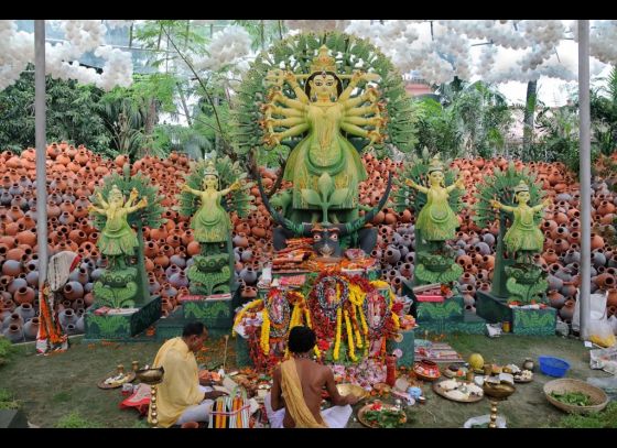 বাংলাদেশের প্রথম দুর্গা পুজো হয়েছিল রাজশাহীতে