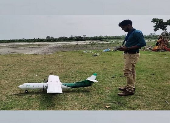 Cooch Behar’s Boy Got Inspired By His Passion For Engineering And Created A Remote-Controlled Aeroplane