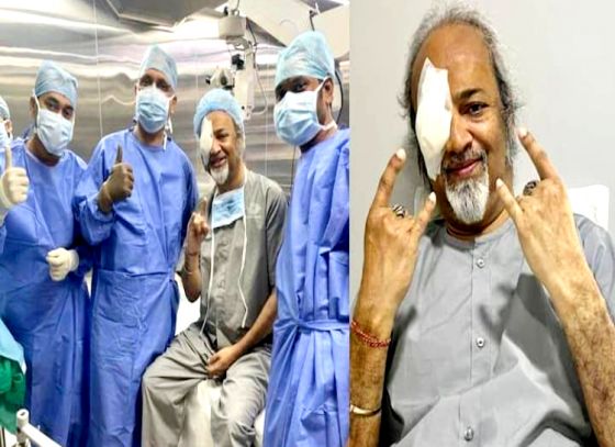 Singer Soumitra Sang Along With The Doctors At The Hospital Bed