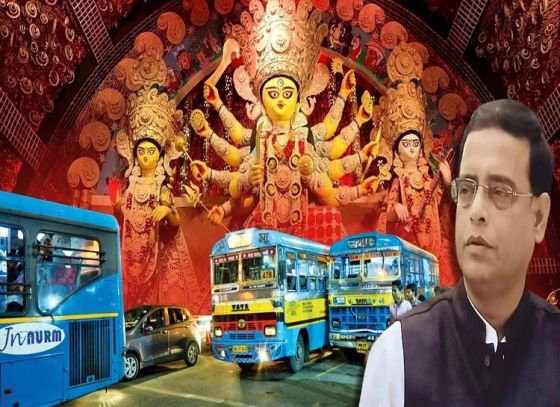 Seamless All-Night Bus Service Ensures Smooth Durga Puja Commute in Kolkata!