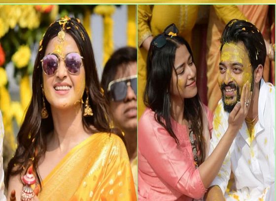 Tollywood Couple Saurav-Darshana’s Colorful Wedding Begins, How The Couple Spends The Haldi Ceremony?