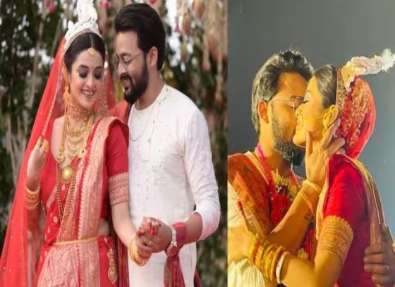 Tolly Stars Saurav Das And Darshana Banik Ties Knot On Friday In A Traditional Way