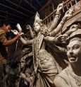 Durga Puja 2024: রানাঘাটে ১১১ ফুটের দুর্গা প্রতিমা