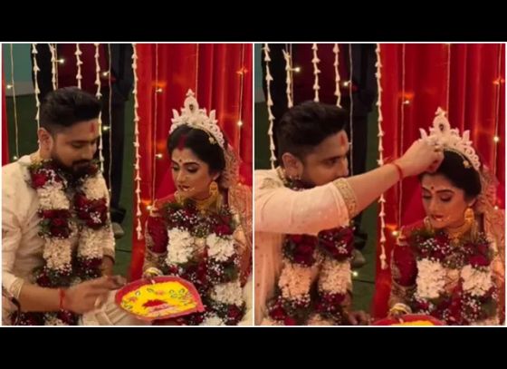 Sweta-Rubel Wedding: বরবেশে রুবেলের নাচে জমজমাট হল শ্বেতা-রুবেলের বিয়ের আসর