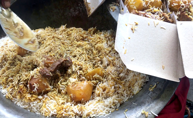 kacchi biriyani