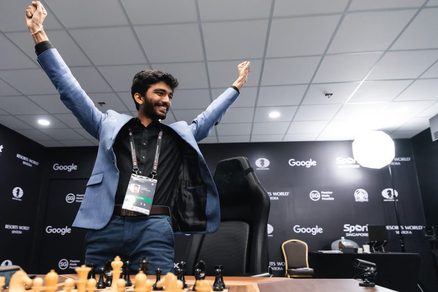 world chess champion d gukesh