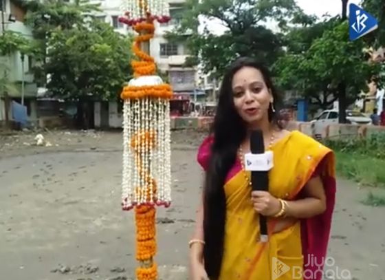 Watch the Khuti puja of Dumdum Park Yubakbrinda । Jiyo Bangla Sharod Samman 2019